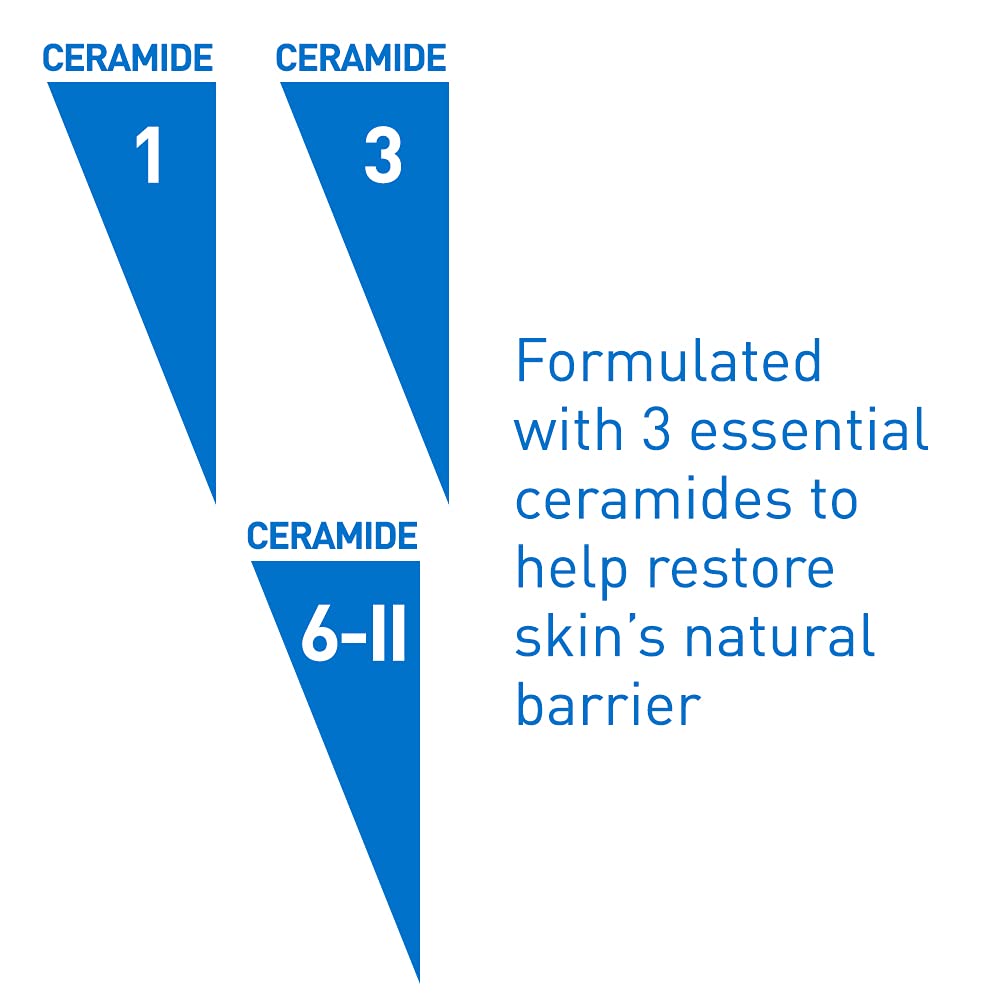 CeraVe SA Cleanser | Salicylic Acid Cleanser with Hyaluronic Acid, Niacinamide Ceramides| BHA Exfoliant for Face | Fragrance Free Non-Comedogenic | 8 Ounce