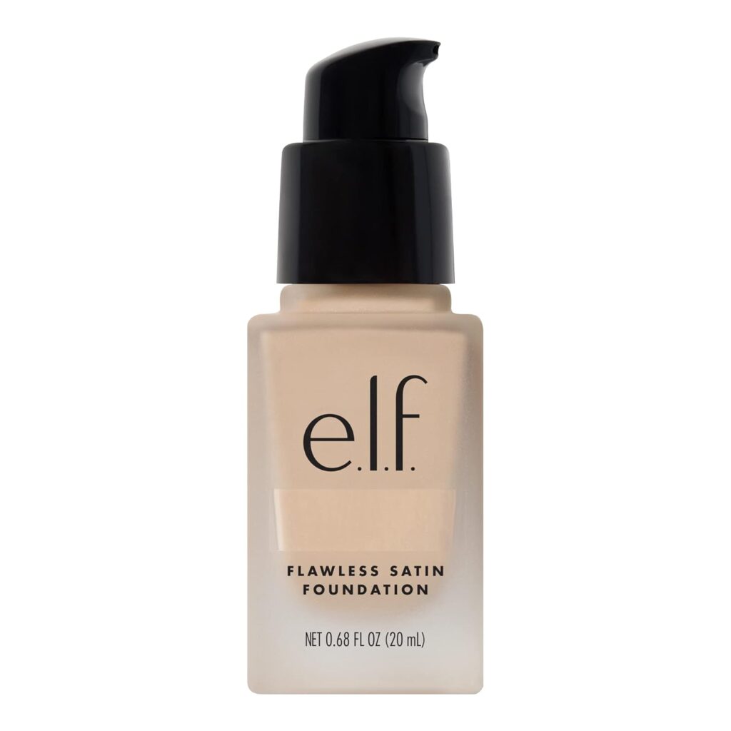 e.l.f. Flawless Finish Foundation, Improves Uneven Skin Tone, Lightweight, Medium Coverage Semi-Matte, Vegan Cruelty-Free, Beige 0.68 Fl Oz