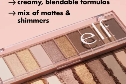comparing elf perfect 10 revlon creme and revlon colorstay eyeshadow palettes