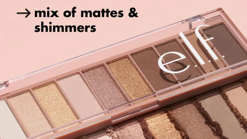 comparing elf perfect 10 revlon creme and revlon colorstay eyeshadow palettes