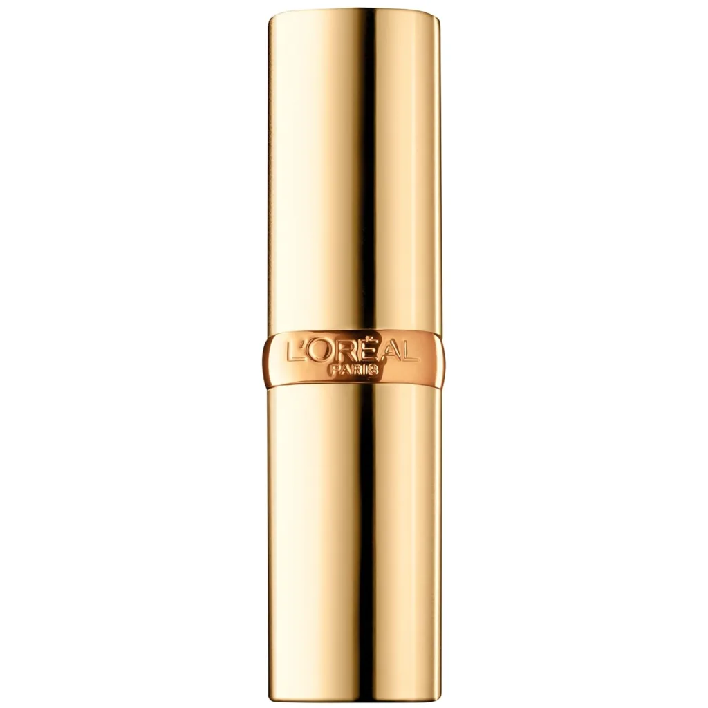 L’Oréal Paris Makeup Colour Riche Red Lipstick, Long Lasting, Satin Finish Smudge Proof Lipstick with Hydrating Argan Oil  Vitamin E, Respected Red, 0.13 Oz