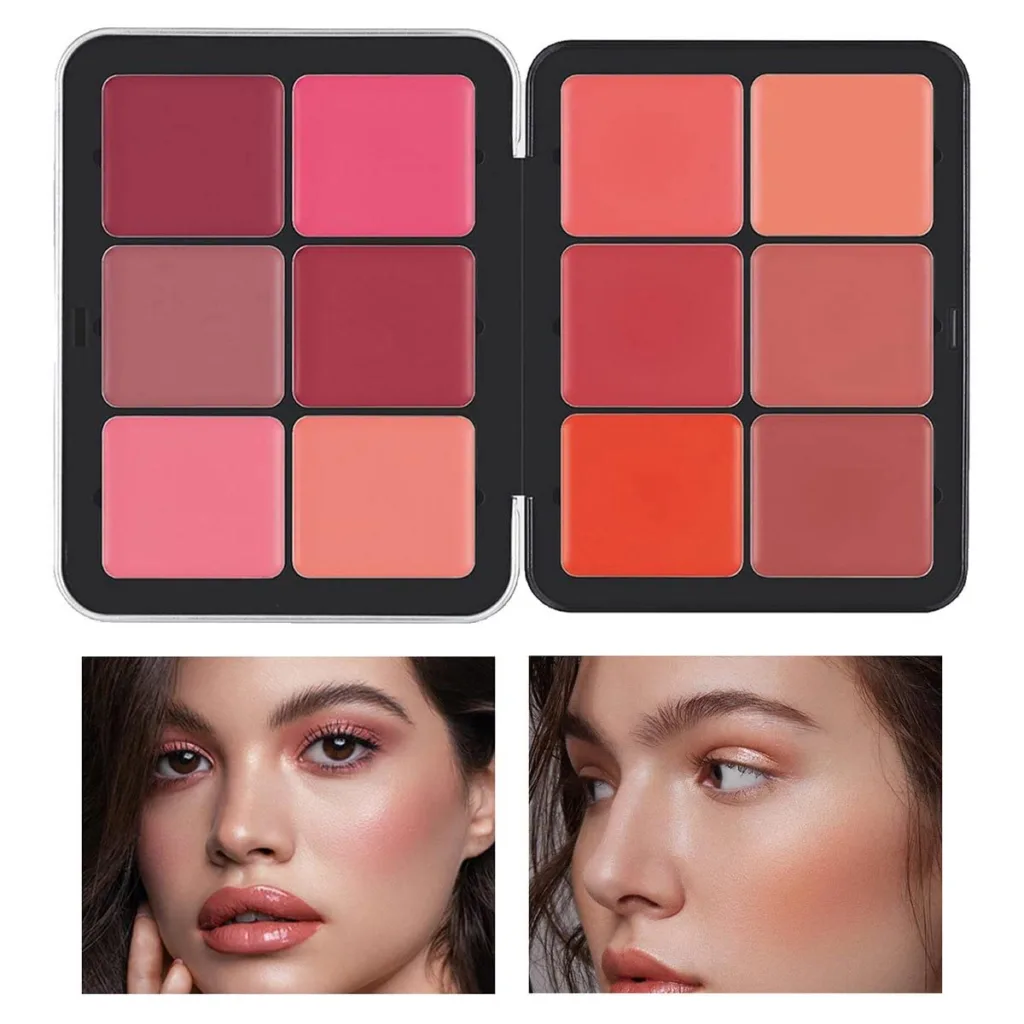 12 Color Concealer Foundation Palette Correcting Concealer Cream  12 Colors Highlighter Blush Powder Makeup Palette,Long-Wearing,Smudge Proof,Natural-Looking,Blendable Cruelty-Free Matte Finish,Full Coverage Makeup,Corrector for Under Eye Dark Circles and Highlight Blush Palette Face Cosmetics Makeup