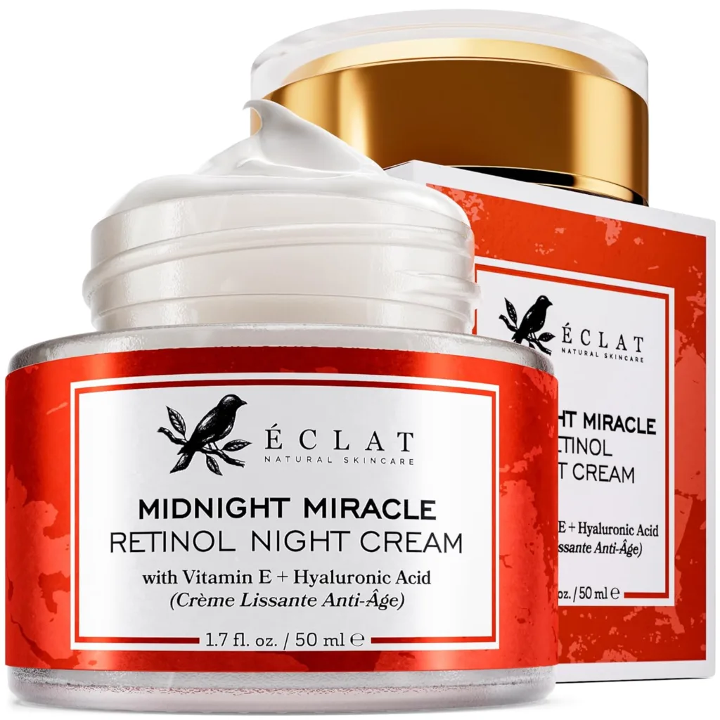 Retinol Face Moisturizer Night Cream for Anti Aging Wrinkle Retnol Cream for Face and Neck Night Moisturizing Face Cream - Facial Moisturizer for Women - Retinol Cream for Face Cream