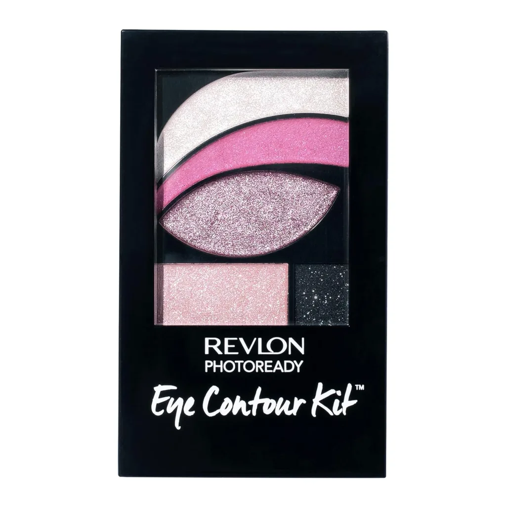 Revlon PhotoReady Eye Contour Kit, Eyeshadow Palette with 5 Wet/Dry Shades  Double-Ended Brush Applicator, Pop Art (535), 0.1oz