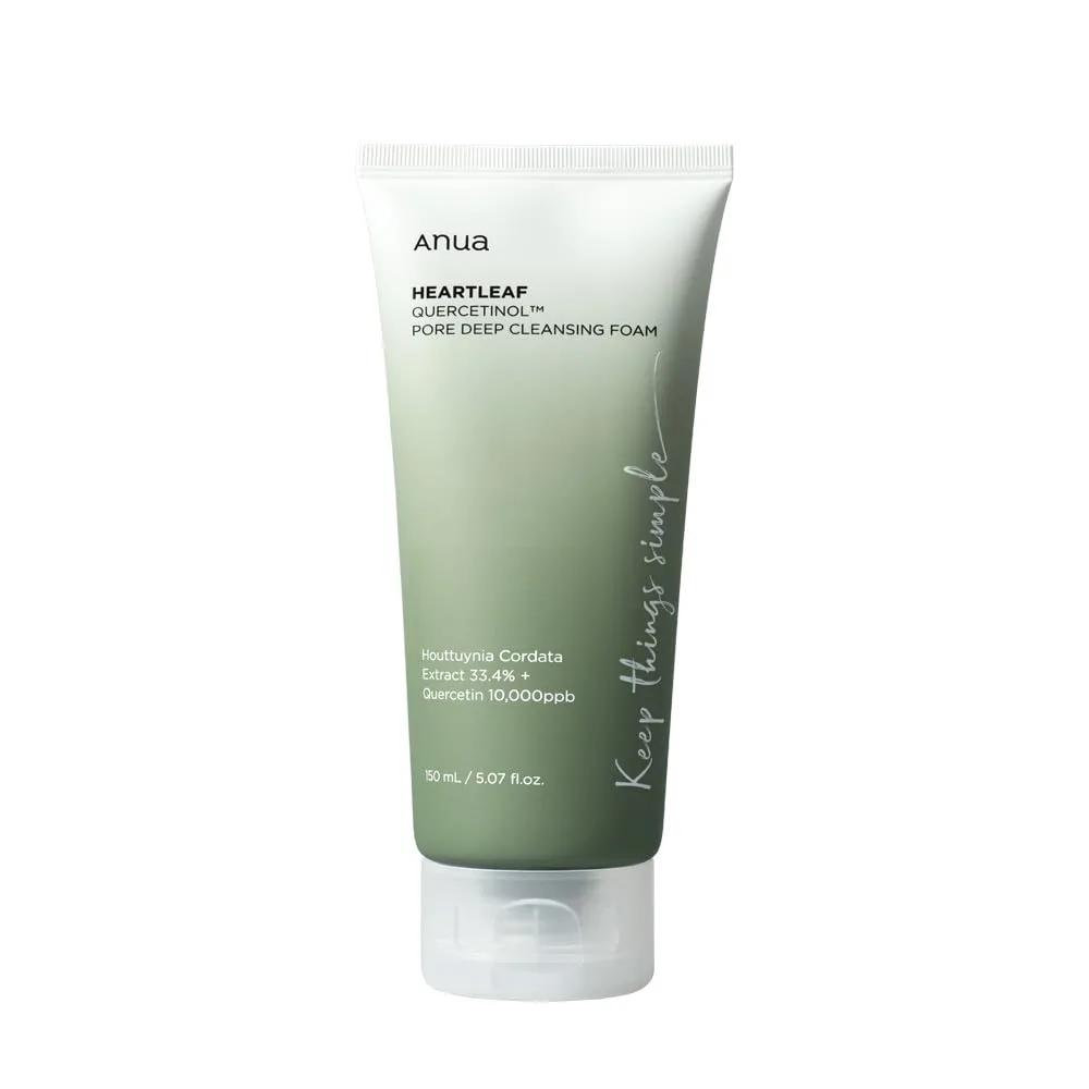 ANUA Heartleaf Quercetinol Pore Deep Cleansing Foam, 5.07 fl oz (150 ml)