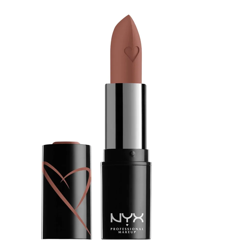 NYX PROFESSIONAL MAKEUP Shout Loud Satin Lipstick, Infused With Shea Butter - Cali (Honey Brown)