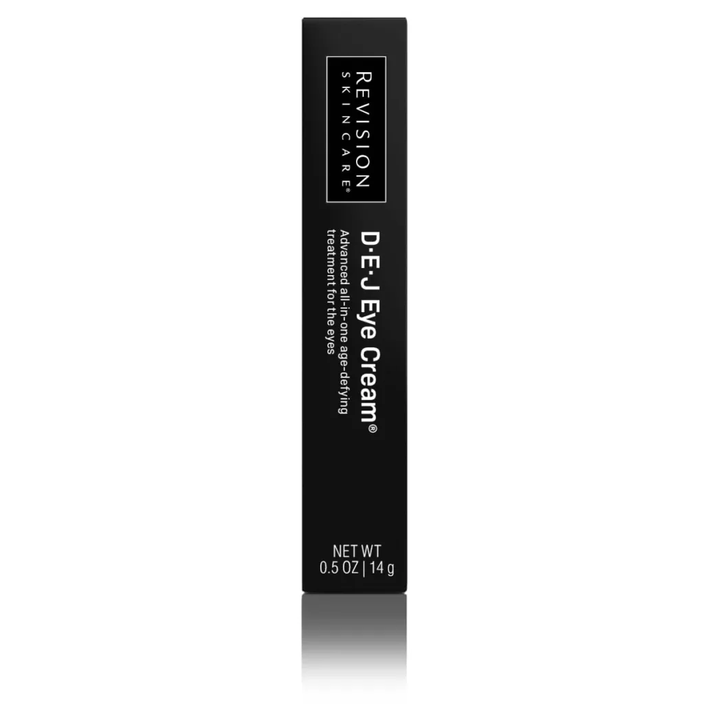 Revision Skincare D.E.J Eye Cream®, comprehensive moisturizer with hyaluronic acid, to address eyelid hooding and droopiness in addition to the total eye area, 0.5 fl oz
