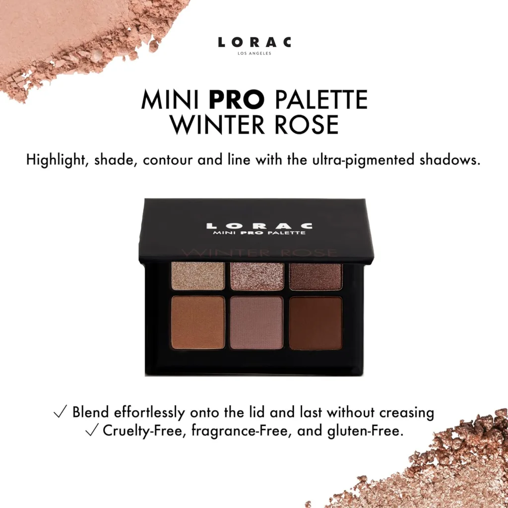 LORAC Mini PRO Matte  Glitter Eyeshadow Palette