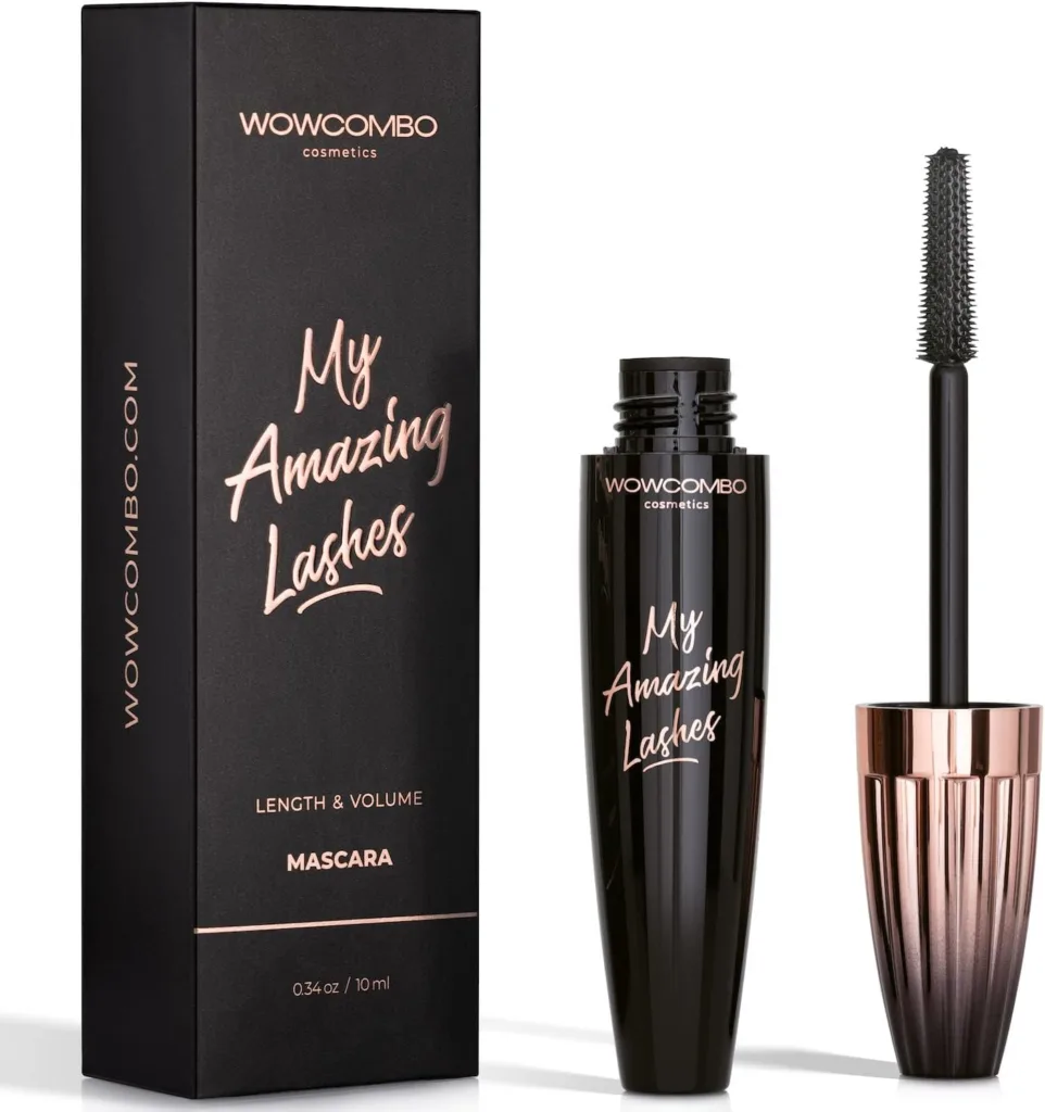 My Amazing Lashes Mascara - Volume and Length - Lengthening Mascara - Stays On All Day - Tubing Mascara for All Ages  Skin Types - Instantly Create The Look of Lash Extensions (RICH BLACK)