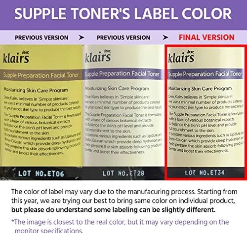 toner product comparison eltamd vs klairs vs glow recipe