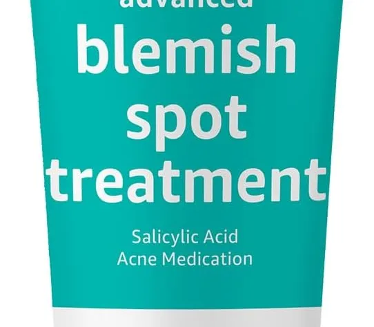 amazon basics advanced blemish spot treatment with 2 salicylic acid acne medication 075 fluid ounces 1 pack 2