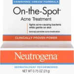 neutrogena on the spot acne treatment gel with benzoyl peroxide gentle face acne medicine for acne prone skin 075 oz