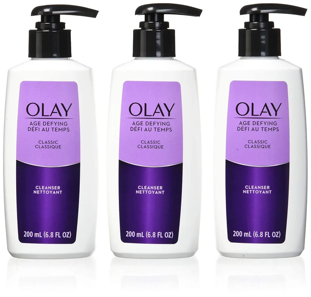 Olay Face Wash Age Defying Classic Facial Cleanser 6.8 Fl Oz (Pack of 3)