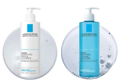 comparing facial moisturizers cleansers la roche posay vs native vs clean clear
