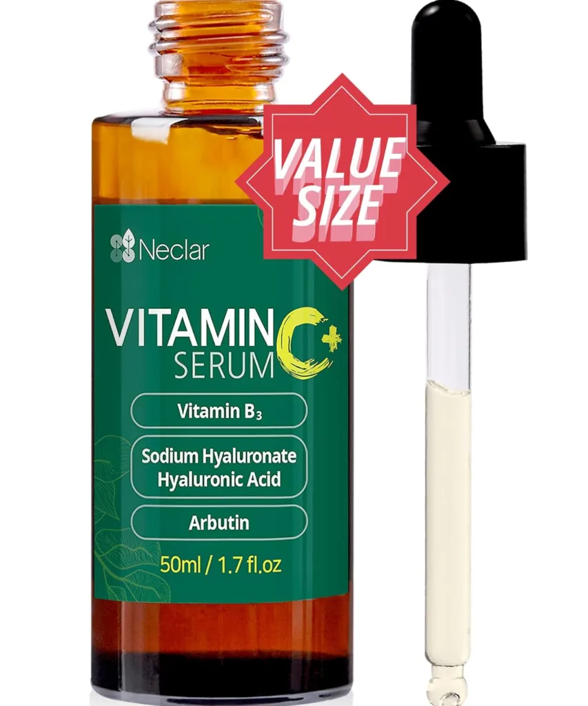 Vitamin C oil for Skin with Niacinamide and Hyaluronic acid - Value Size 1.69 fl oz - Korean Vitamin C Serum for skin care with Vitamin B, C - Facial skin care products