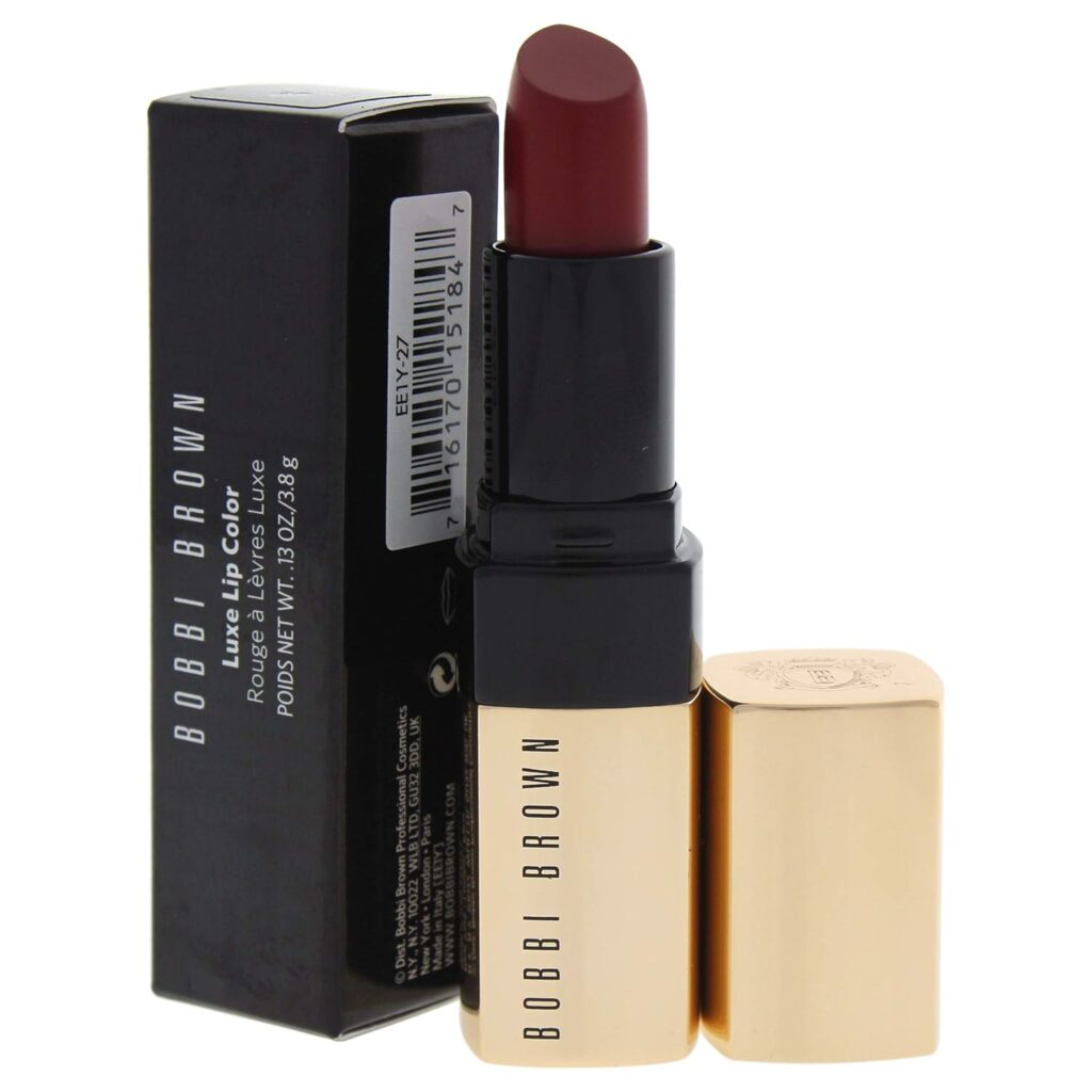 Bobbi Brown Luxe Lip Color Lipstick, Deluxe Travel Size 0.08 oz. / 2.5 g •• (Neutral Rose)