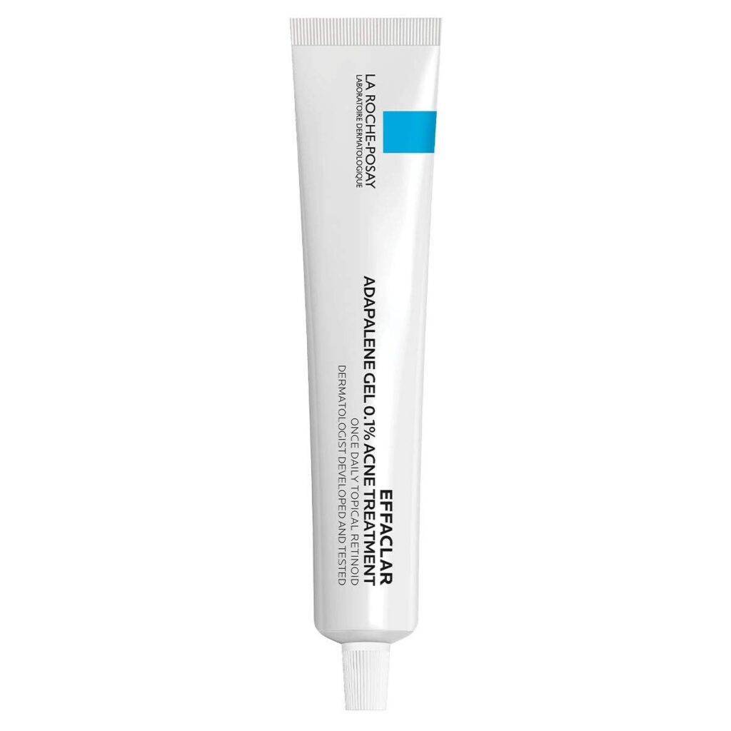 La Roche-Posay Effaclar Adapalene Gel 0.1% Acne Treatment, Prescription-Strength Topical Retinoid Cream For Face, Helps Clear and Prevent Acne and Clogged Pores