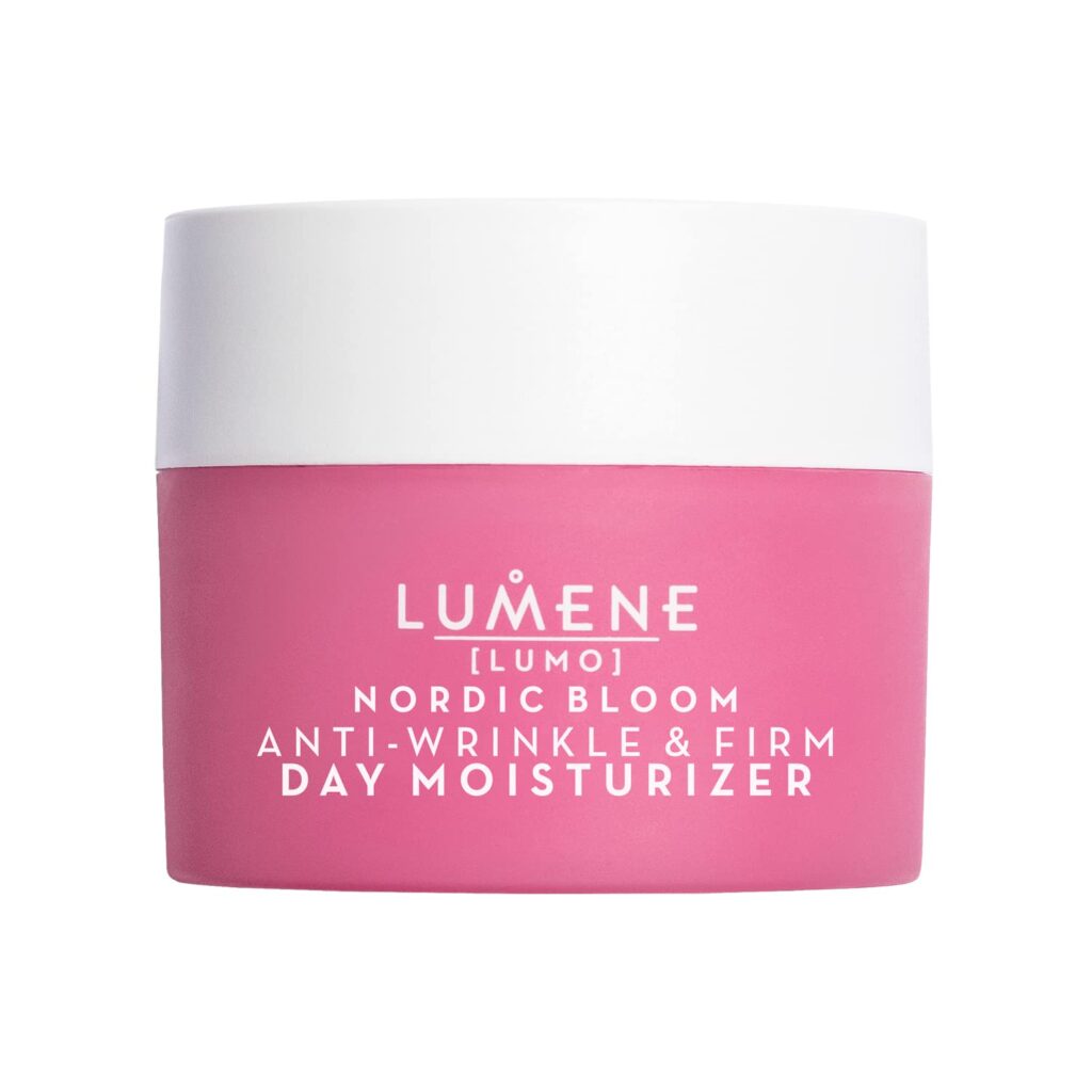 Lumene [Lumo Nordic Bloom Anti-Wrinkle + Firming Daily Face Moisturizer - Anti Aging Cream for Visibly Firm, Radiant  Smooth Skin - Formulated with Pre-Retinol Complex + Lingonberry Extract (50ml)