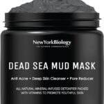 new york biology dead sea mud mask for face and body spa quality pore reducer for acne blackheads oily skin natural skin