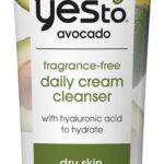 yes to avocado fragrance free daily cream cleanser hydrating face wash that removes makeup impurities leaving skin moist