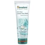 himalaya oil clear lemon face wash and cleanser with lemon and honey for oily to combination skin free from parabens sls