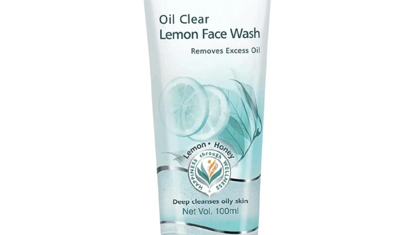 himalaya oil clear lemon face wash and cleanser with lemon and honey for oily to combination skin free from parabens sls