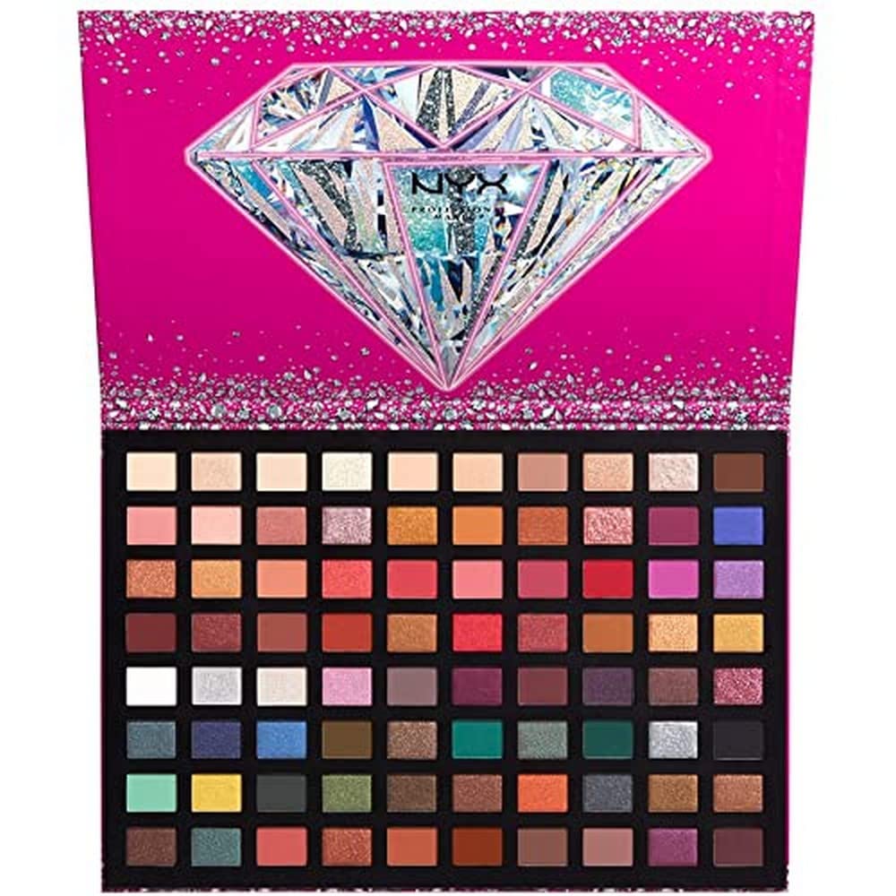 NYX PROFESSIONAL MAKEUP Gift Pack, Diamonds  Ice Ultimate 80 Pan Artistry Eyeshadow Palette