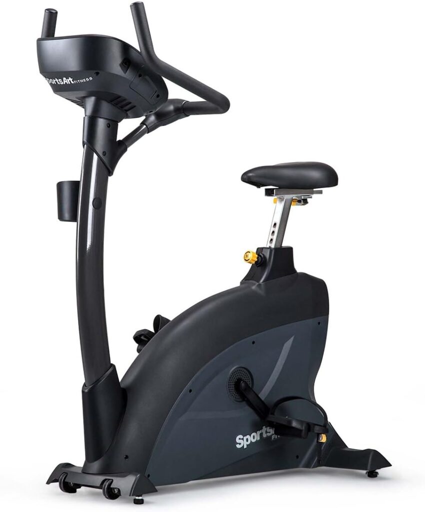 SportsArt Fitness C535U Foundation Series Upright Cycle - Self Powered - Residential and Light Commercial Upright Exercise Bike