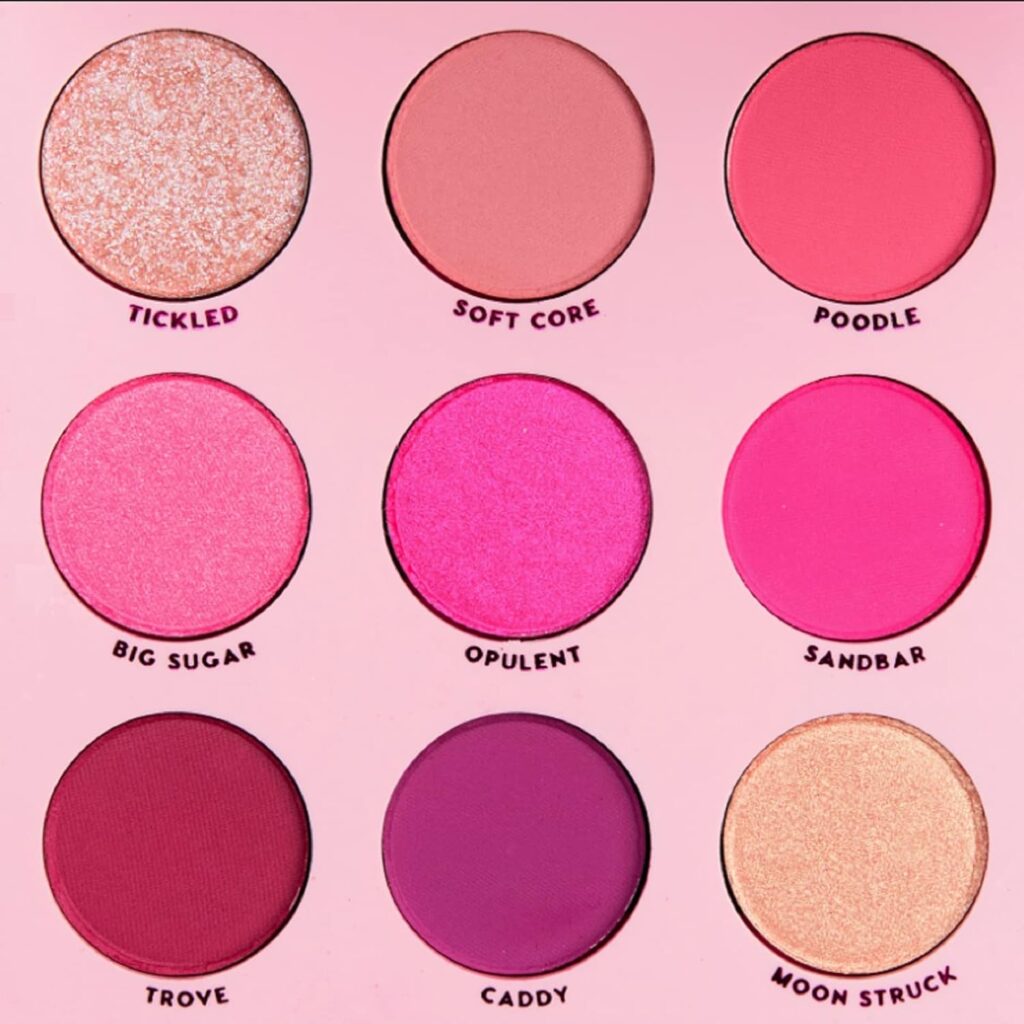 Colourpop Eyeshadow Palette OOH LA LA - Pink Monochromatic Shades, 0.3 Ounce, Powder